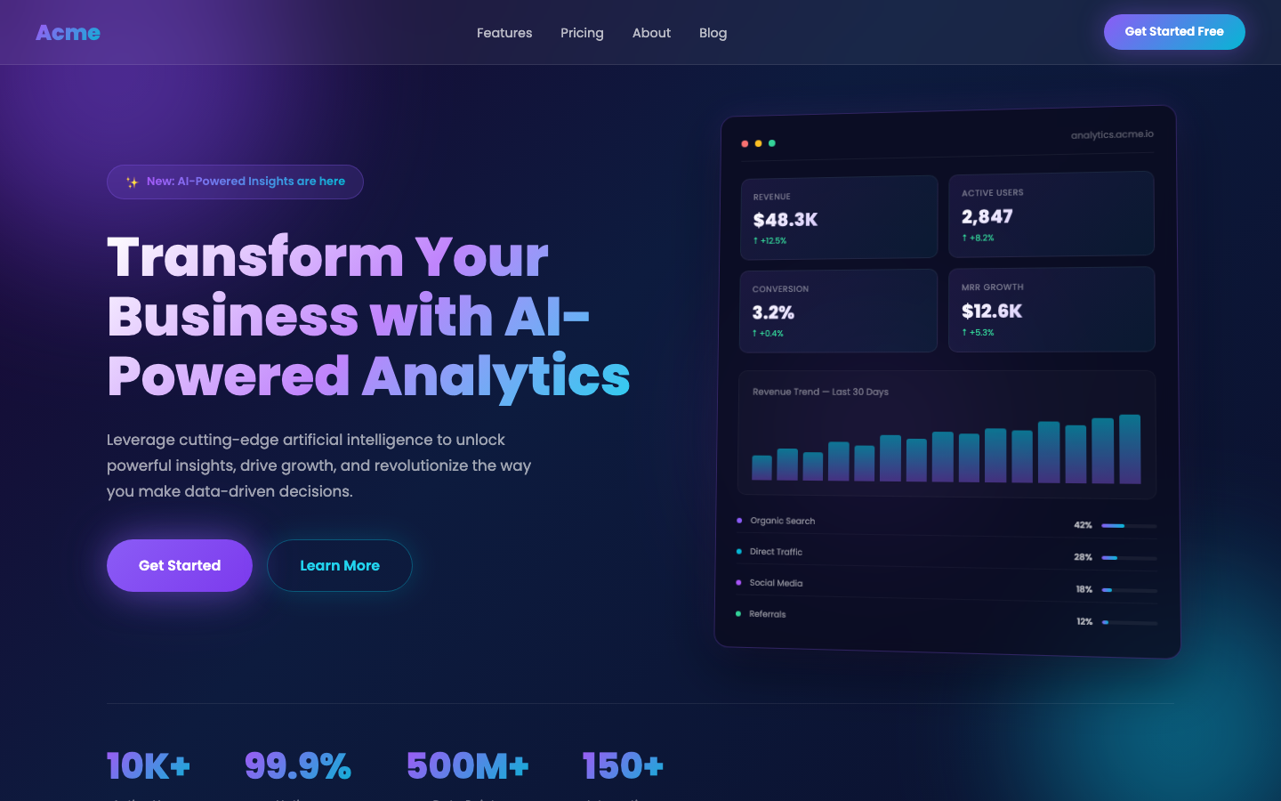 Hero built without UI Craft