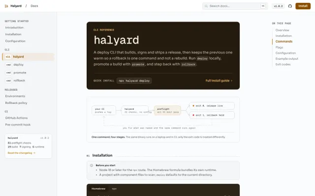 The same documentation page, written by the same agent with the UI Craft skill loaded.