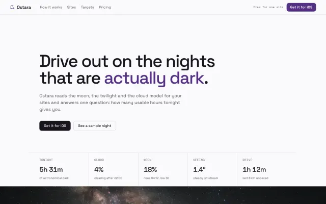 The same landing page, written by the same agent with the UI Craft skill loaded.